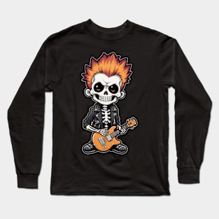 Punk Rock Skeleton 4 Long Sleeve T-Shirt